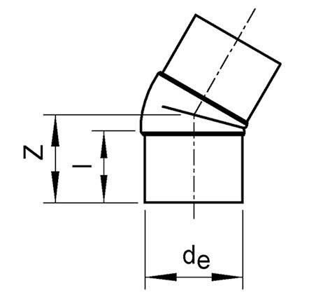 SANIT 535447001022020 Угол 45 °, ПЭ 100, 17 СДР, длинные  - Вид №1