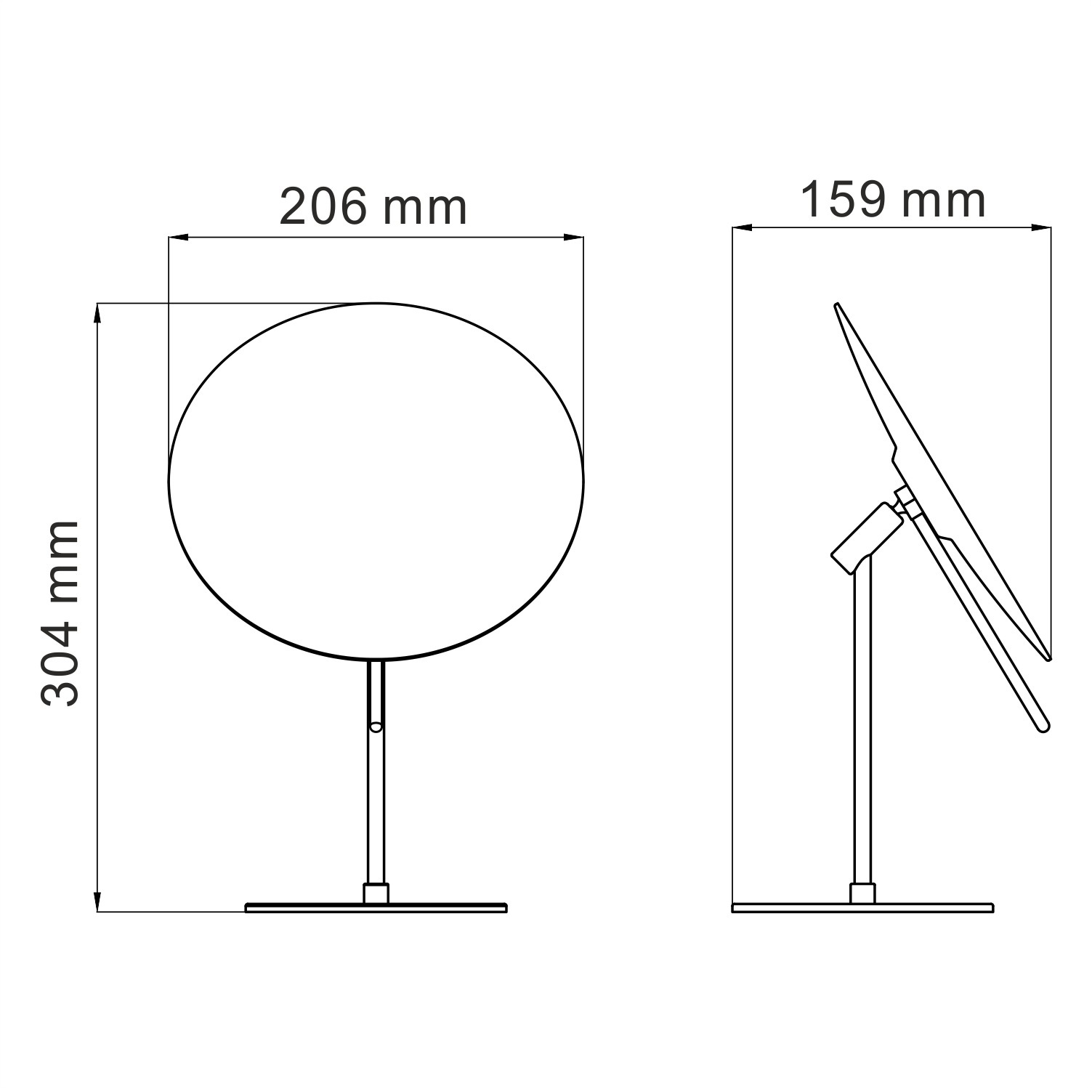K-1002 Зеркало с 3-х кратным увеличением WasserKRAFT  - Вид №4