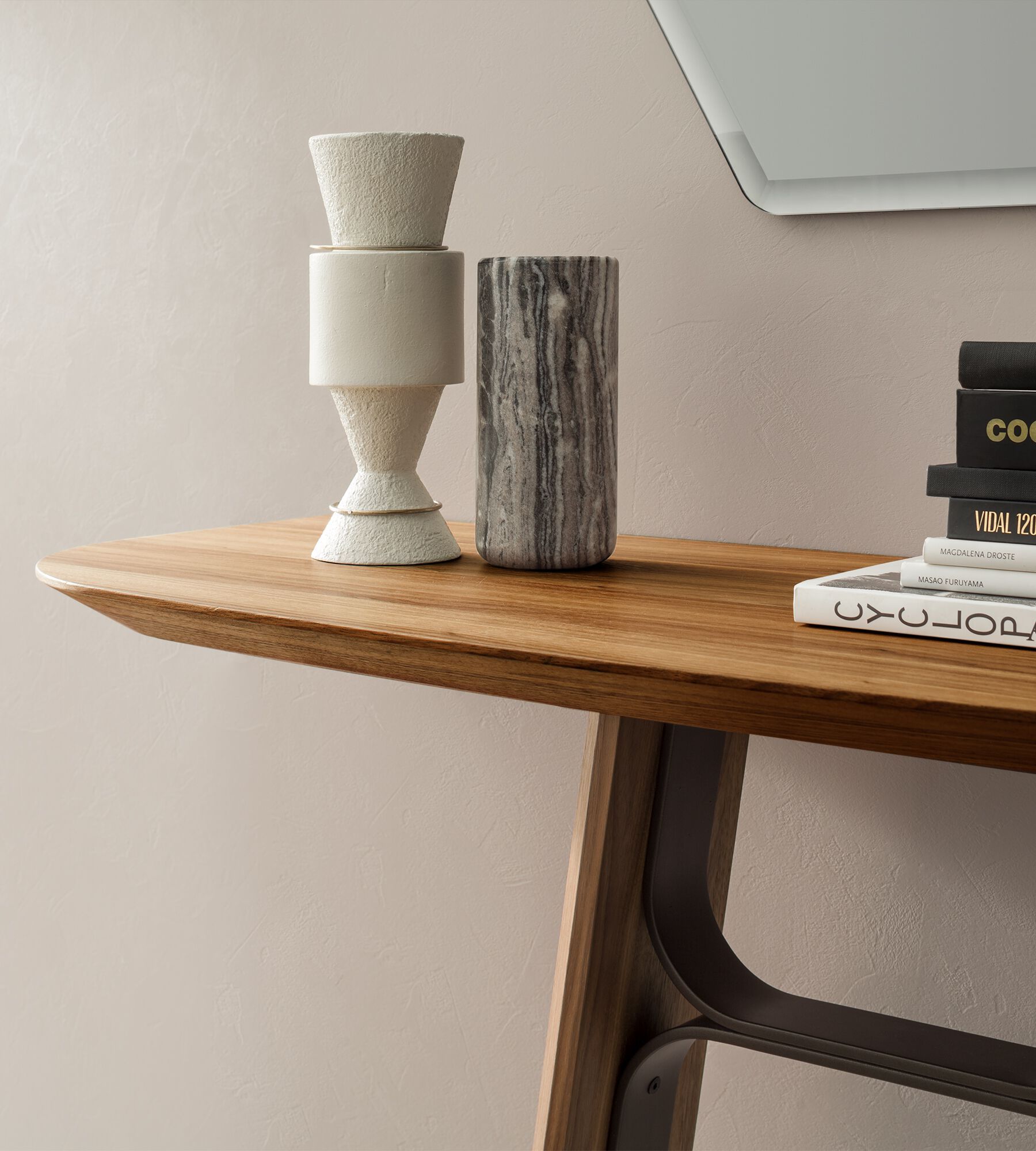 Консоль в виде полумесяца из грецкого ореха Morica Design Haute Couture ARCH-00067326 - Вид №5