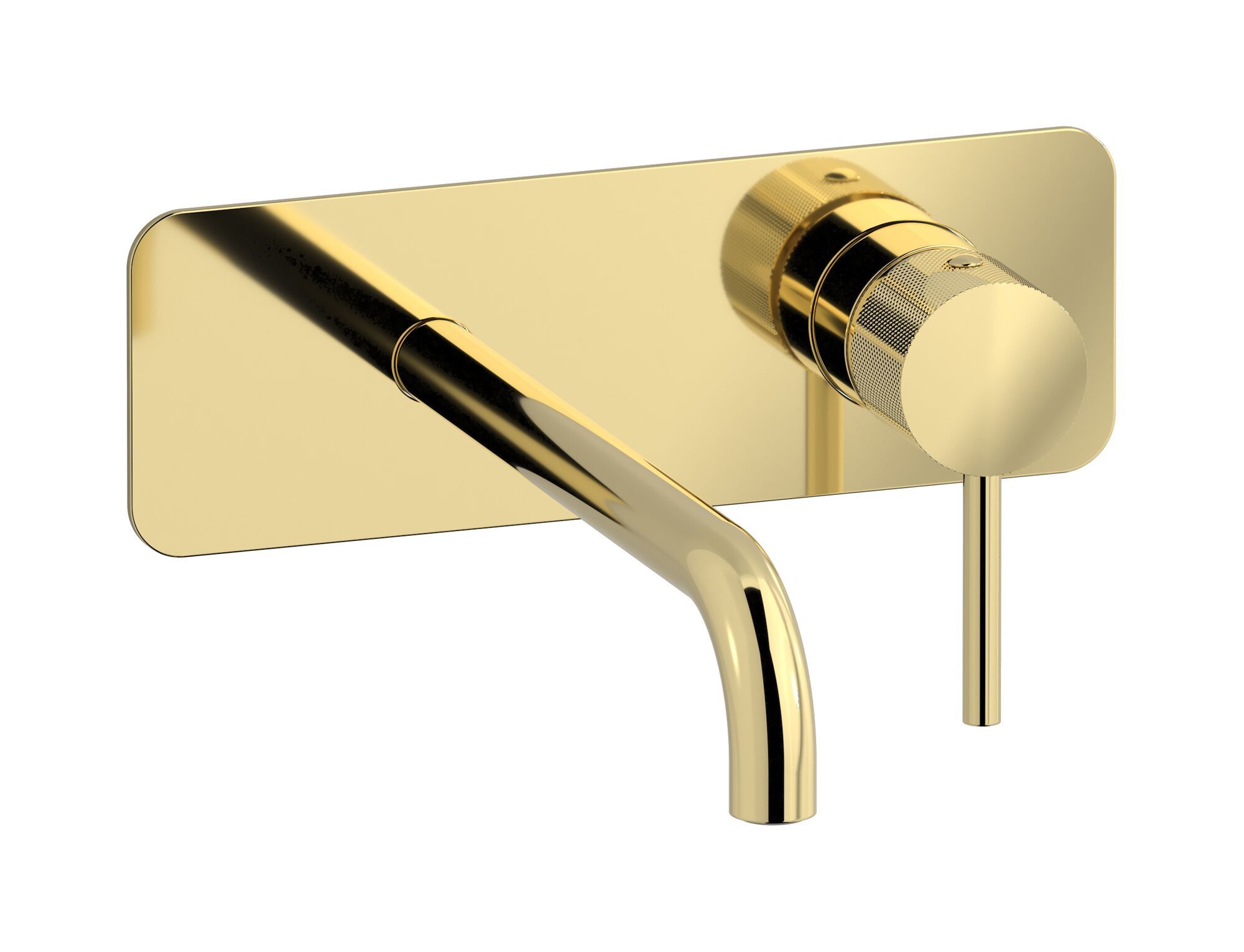 Настенный смеситель для раковины с 2 отверстиями и автоматическим сливом IB промышленность ARCH-00148636 - Вид №4