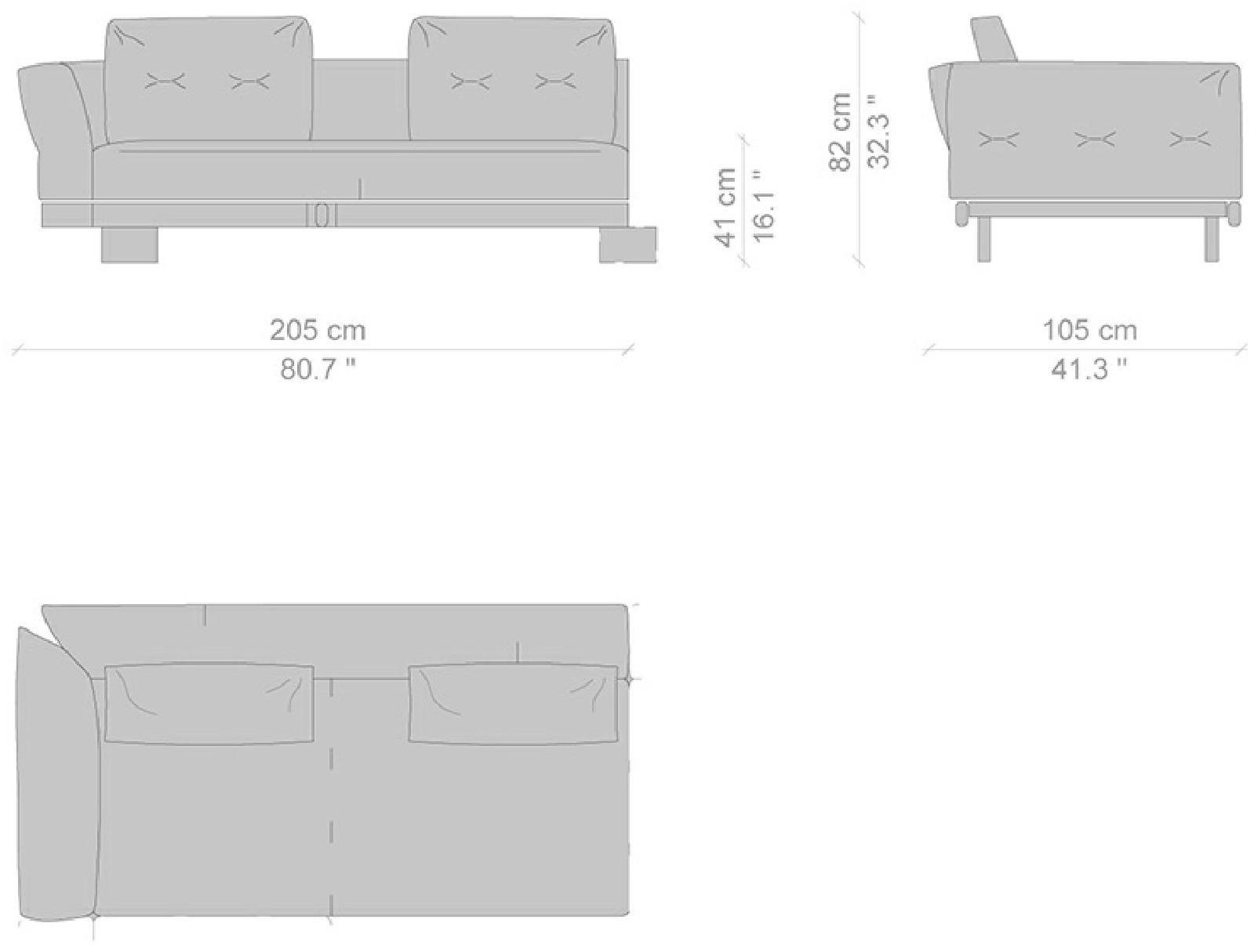 Cassina Модульный модульный диван со съемным чехлом Sengu sun-id-1463927 - Вид №9