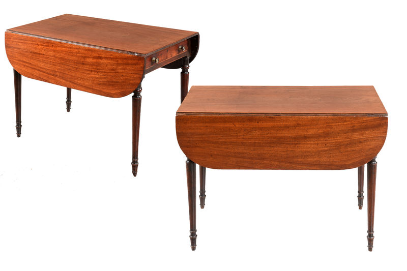 SOR27492 Стол из красного дерева Пемброк ijlbrown  - Вид №3