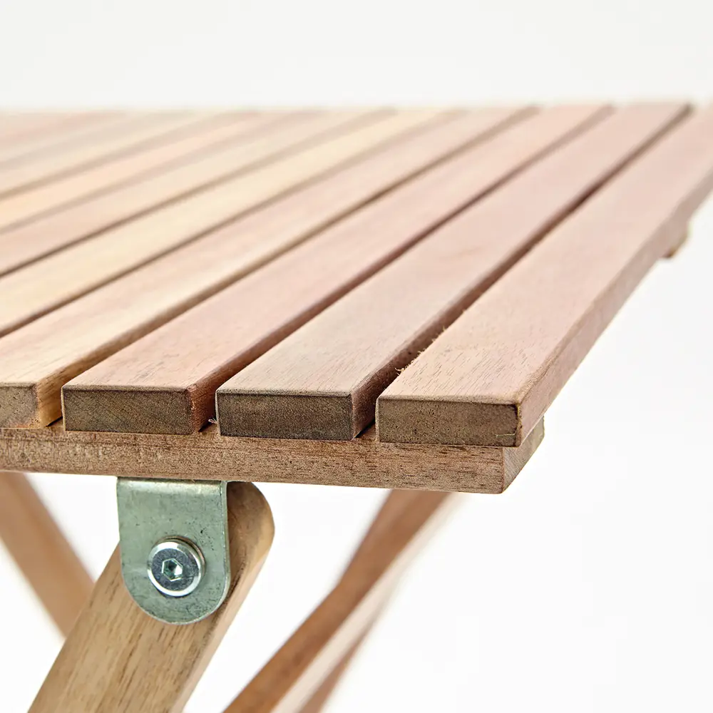 Набор садовой мебели Naterial Origami складной акация: стол и 2 стула STLM-2011954 - Вид №7