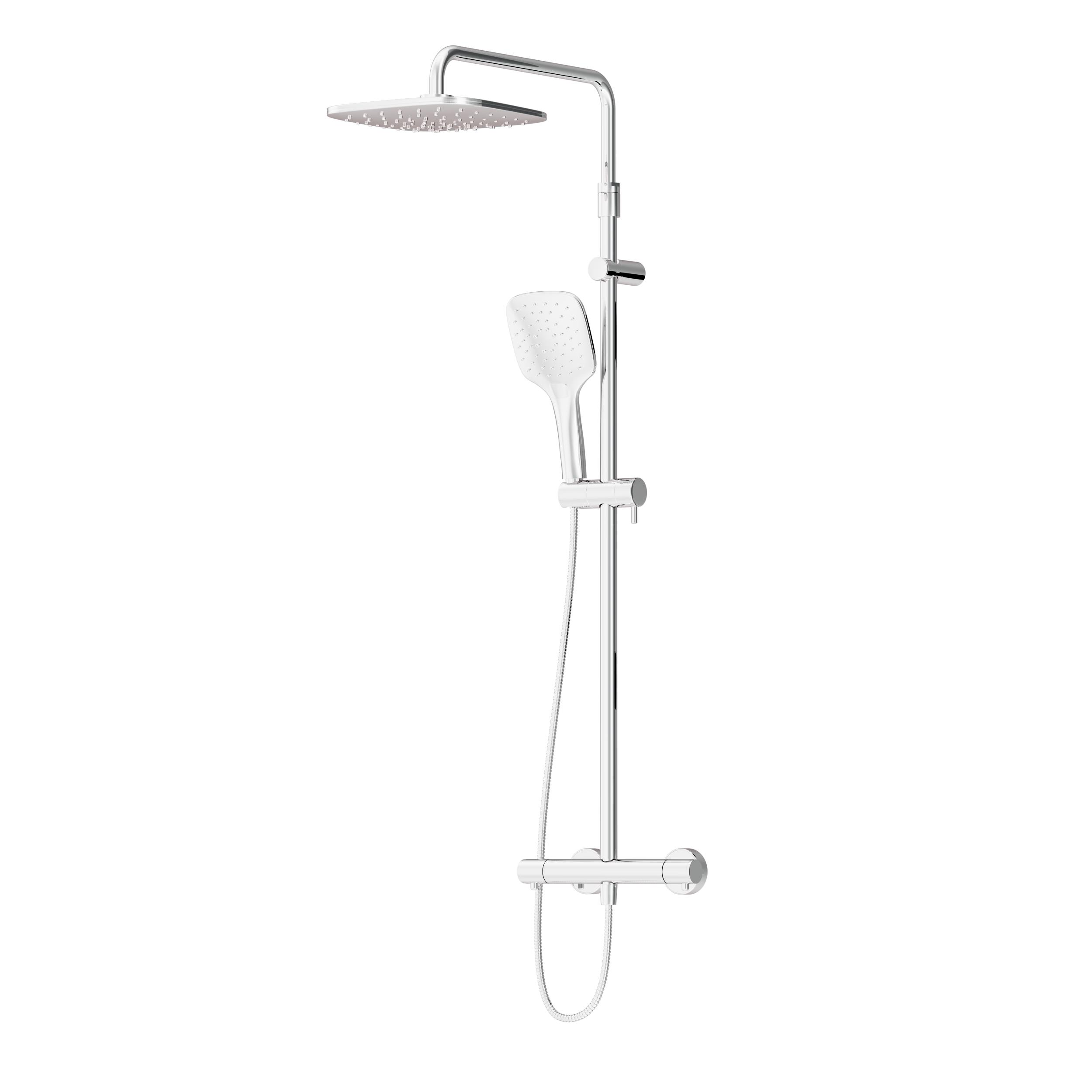 DX218092000 душевая система с ТМС для душа: верхний душ 230*230мм ручной душ 120мм 3 режим Damixa Option - Вид №6