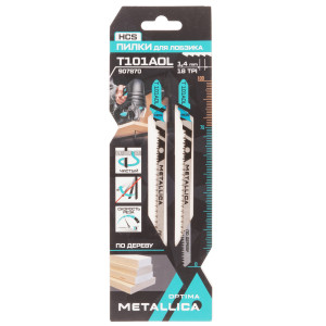 Пилки для лобзика METALLICA Optima T101AOL 9193988