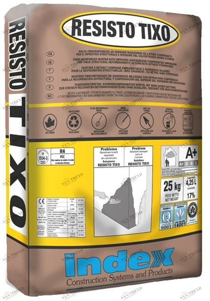 INDEX Тиксотропный раствор конструкционной толщины для бетона Resisto sun-id-1433919
