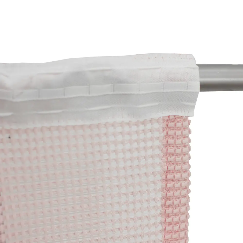 Тюль на ленте «Фентези Макраме» 250x260 см цвет розовый AMORE MIO STLM-2138241 - Вид №4
