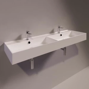 AG141DBIANCO Подвесная раковина настенная прямоугольная Simas Agile белая