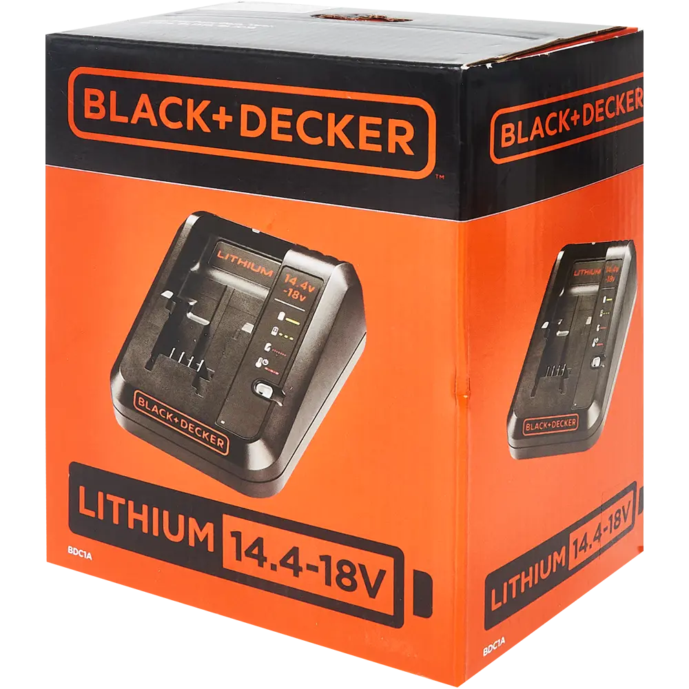 Зарядное устройство Black&Decker BDC1A-QW 18 В BLACK + DECKER STLM-2163971 - Вид №3