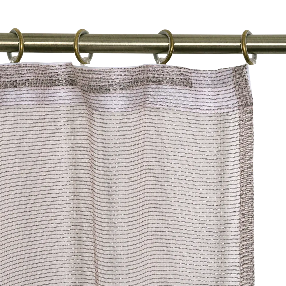 Тюль на ленте «Лён фентези», 400x300 см, цвет серо-розовый AMORE MIO STLM-2160152 - Вид №4