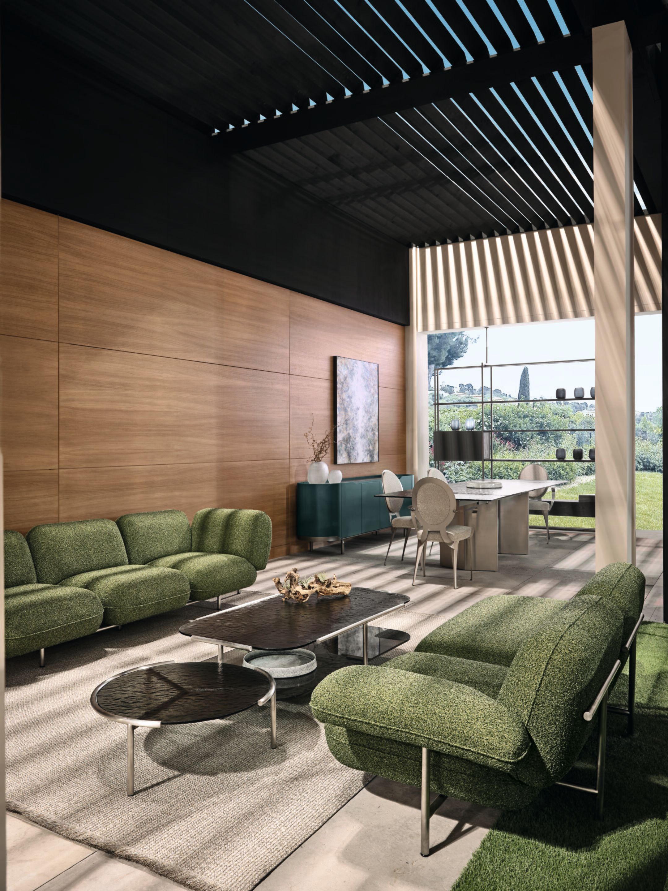 Тканевый модульный садовый диван Cantori CLOUD ARCH-00107549 - Вид №4