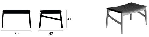 Capdell Подставка для ног из ткани Capita sun-id-1437498 - Вид №3