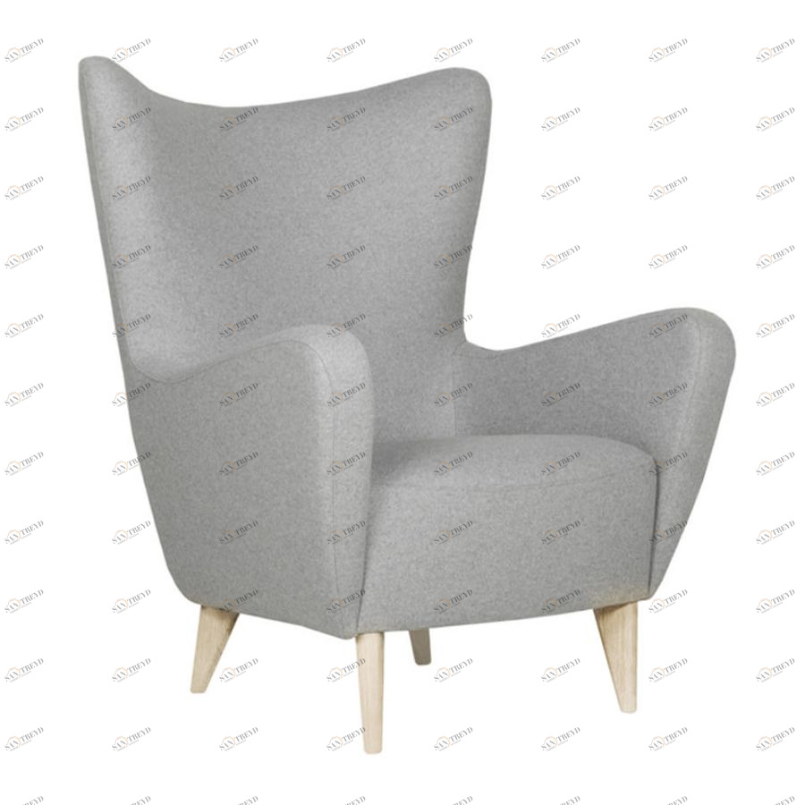 Кресло Elsa, светло-серое Sits S1178