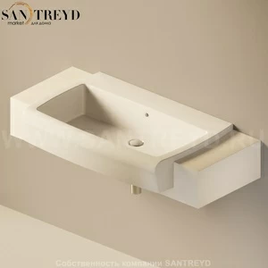 Flaminia UNA Консоль для раковины от 200 до 240 см бежевая UNA90M2.9003