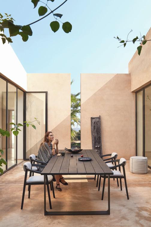 MNST1009 Обеденный стол pwi lava f10 270см x 107см Manutti Prato - Вид №1