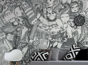 Tecnografica Водонепроницаемые резиновые обои в современном стиле Collezioni d'arte 61220-1