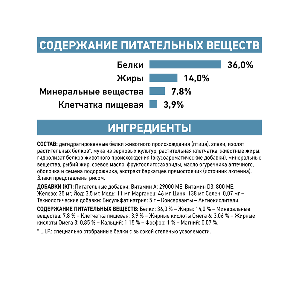 ПР0053524 Корм для кошек Vet Diet Skin & Coat с чувствительной кожей сух. 400г ROYAL CANIN  - Вид №7