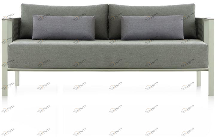 GANDIABLASCO 3-х местный диван из термолакированного алюминия Solanas sun-id-1358161