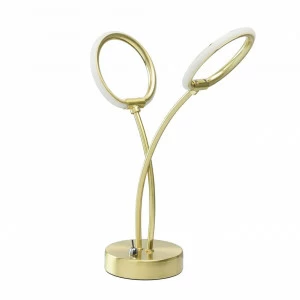 Настольная лампа De Markt Этингер 3 704031702 DE MARKT КЛАССИЧЕСКИЕ 194931 Золото;прозрачный