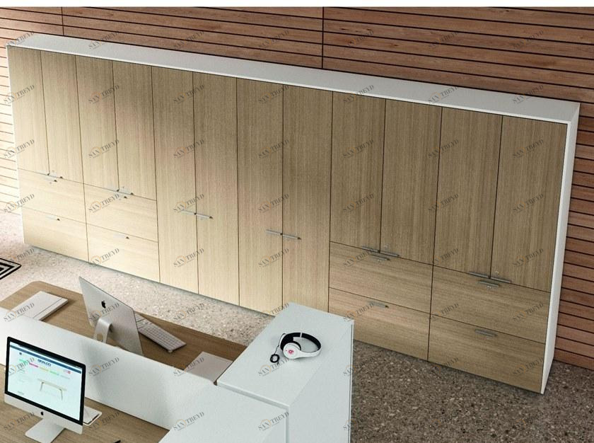 Bralco Офисный шкаф из дуба с распашными дверцами с замком Aba sun-id-1424056