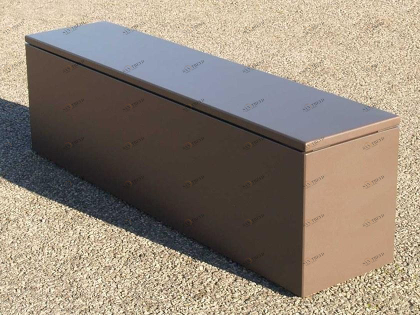 IMAGE'IN Скамья из фибробетона и алюминия с контейнером sun-id-1380321