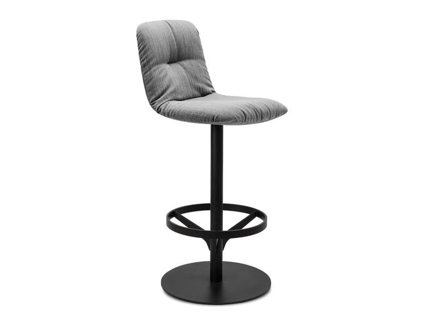 Поворотный барный стул со спинкой Freifrau Leya ARCH-00017456