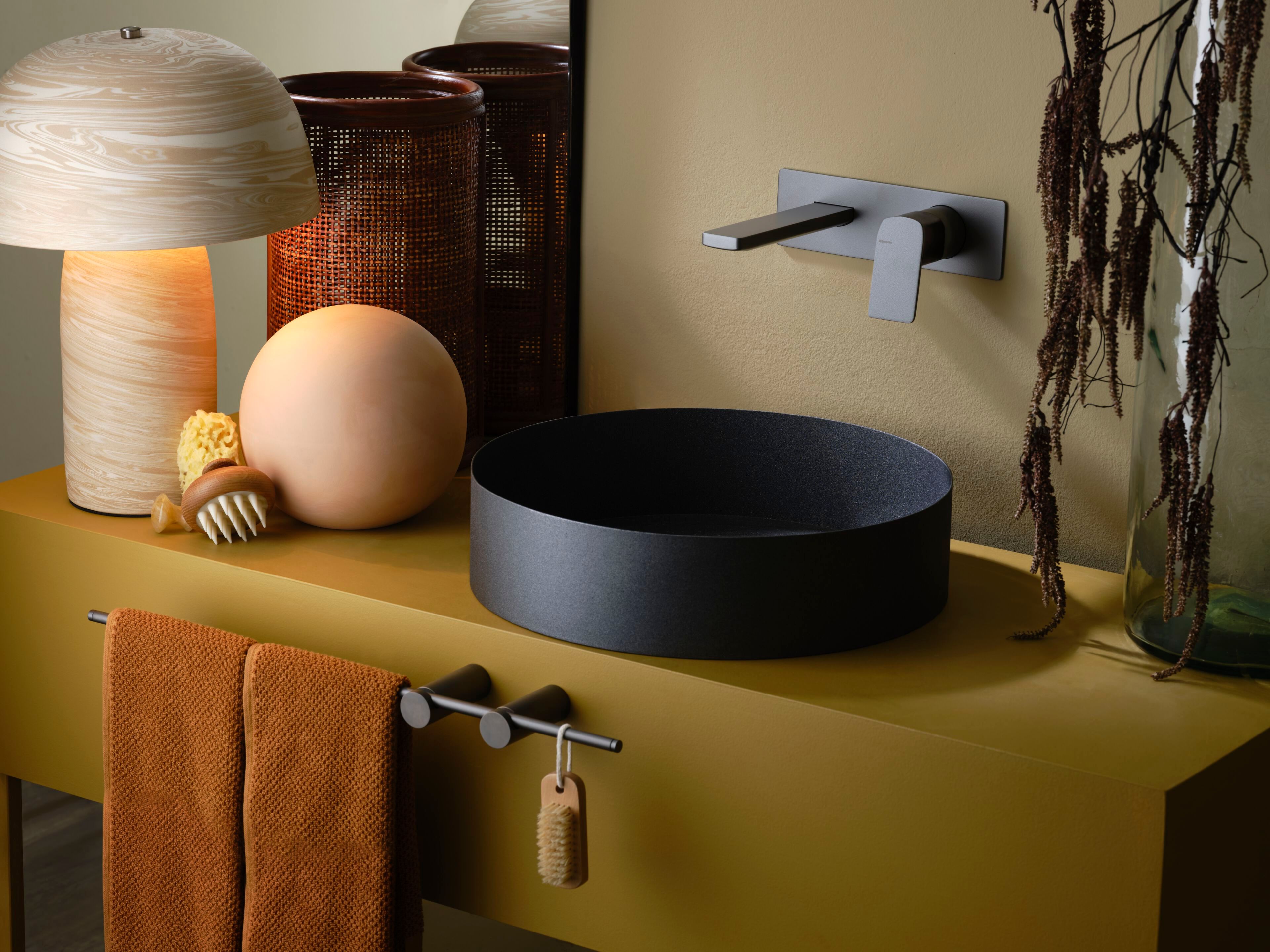 Латунь однорычажный настенный смеситель для раковины Ritmonio Haptic S ARCH-00143734 - Вид №1