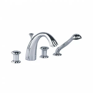 Смеситель для ванны на 4 отверстия ½“, монтаж на борт ванны JOERGER Florale