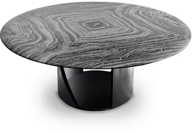 3915 Mirage круглый стол с мраморной столешницей - giorgio collection