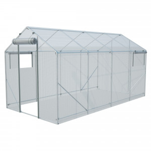 84860279 Теплица домик 200х400 см с тентом