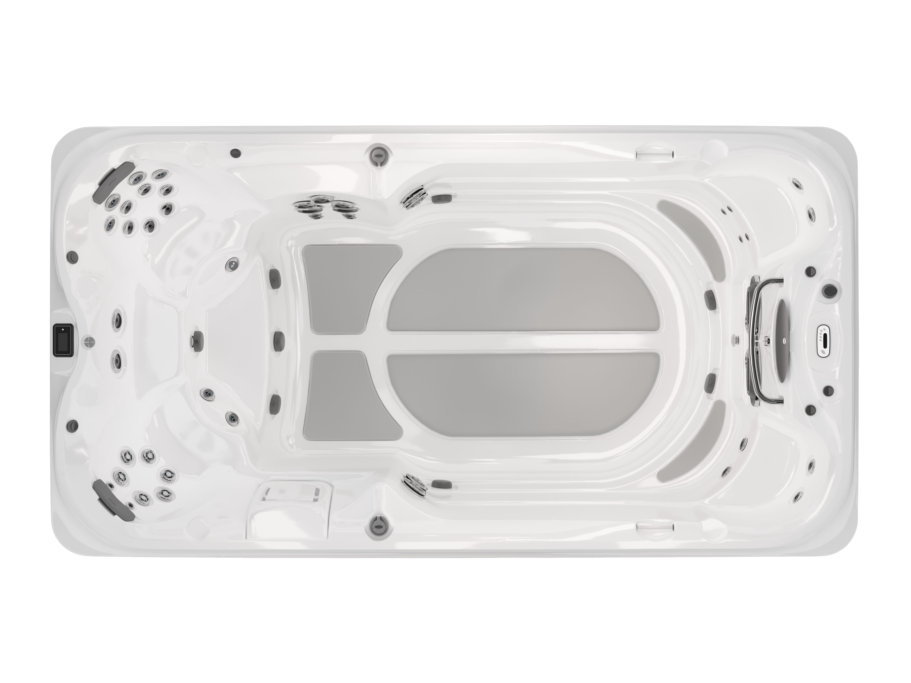 Открытый надземный мини-бассейн с противоточным плаванием Jacuzzi® Swim Spa ARCH-00081763 - Вид №30