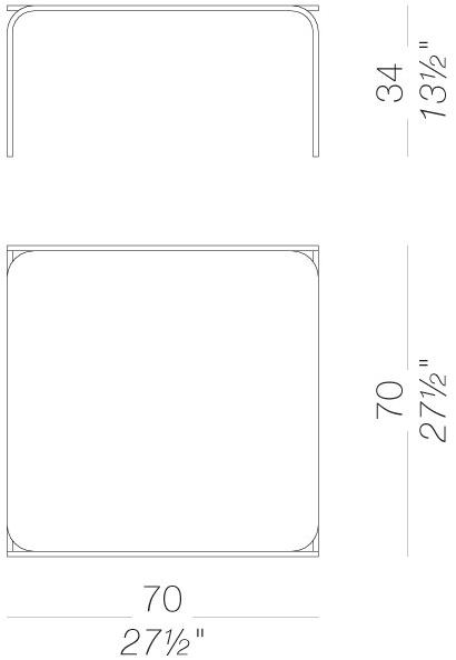 Lapalma Садовый столик квадратный Toé outdoor sun-id-1461626 - Вид №7