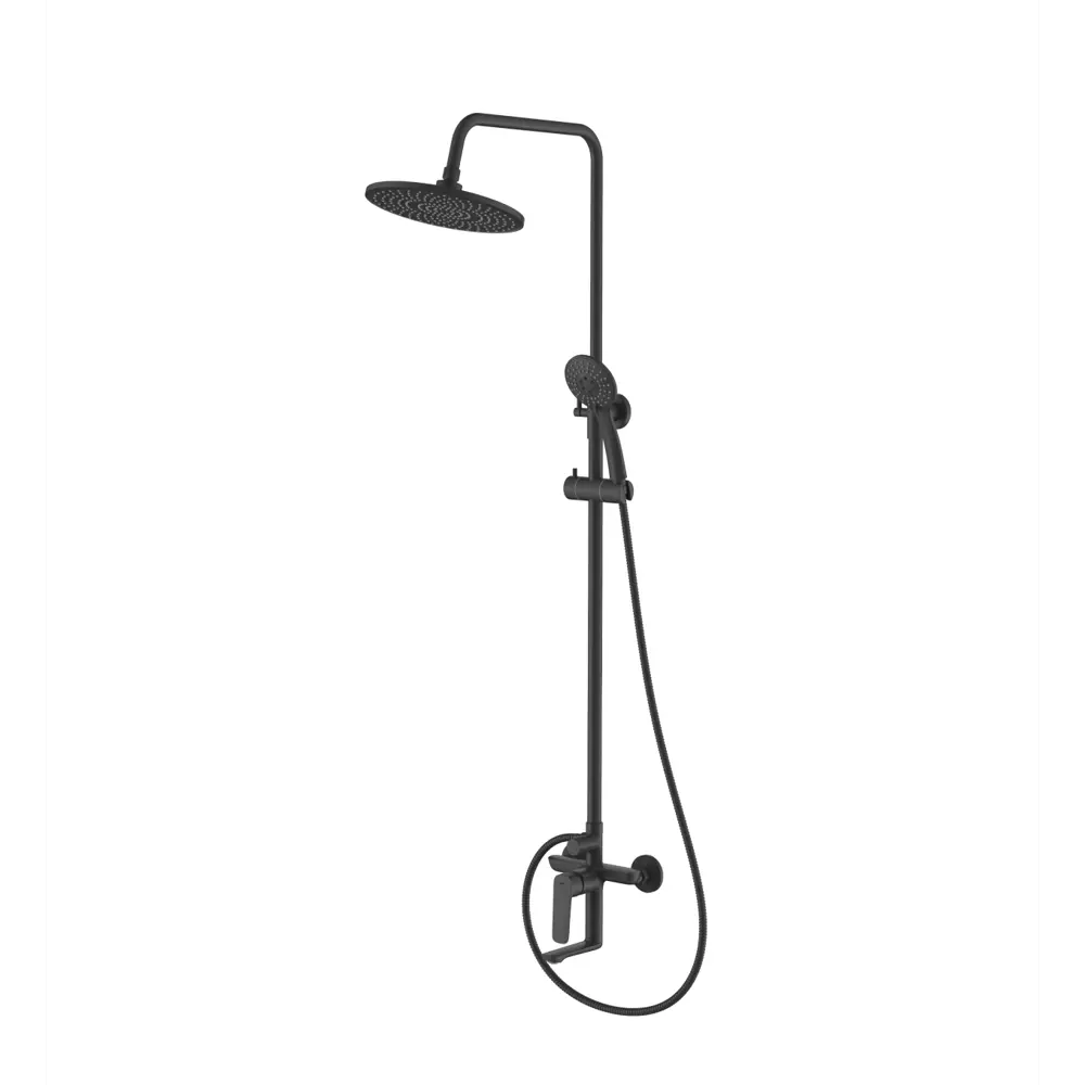 Душевая система Iddis Token со смесителем 3 режима цвет черный STLM-2141862