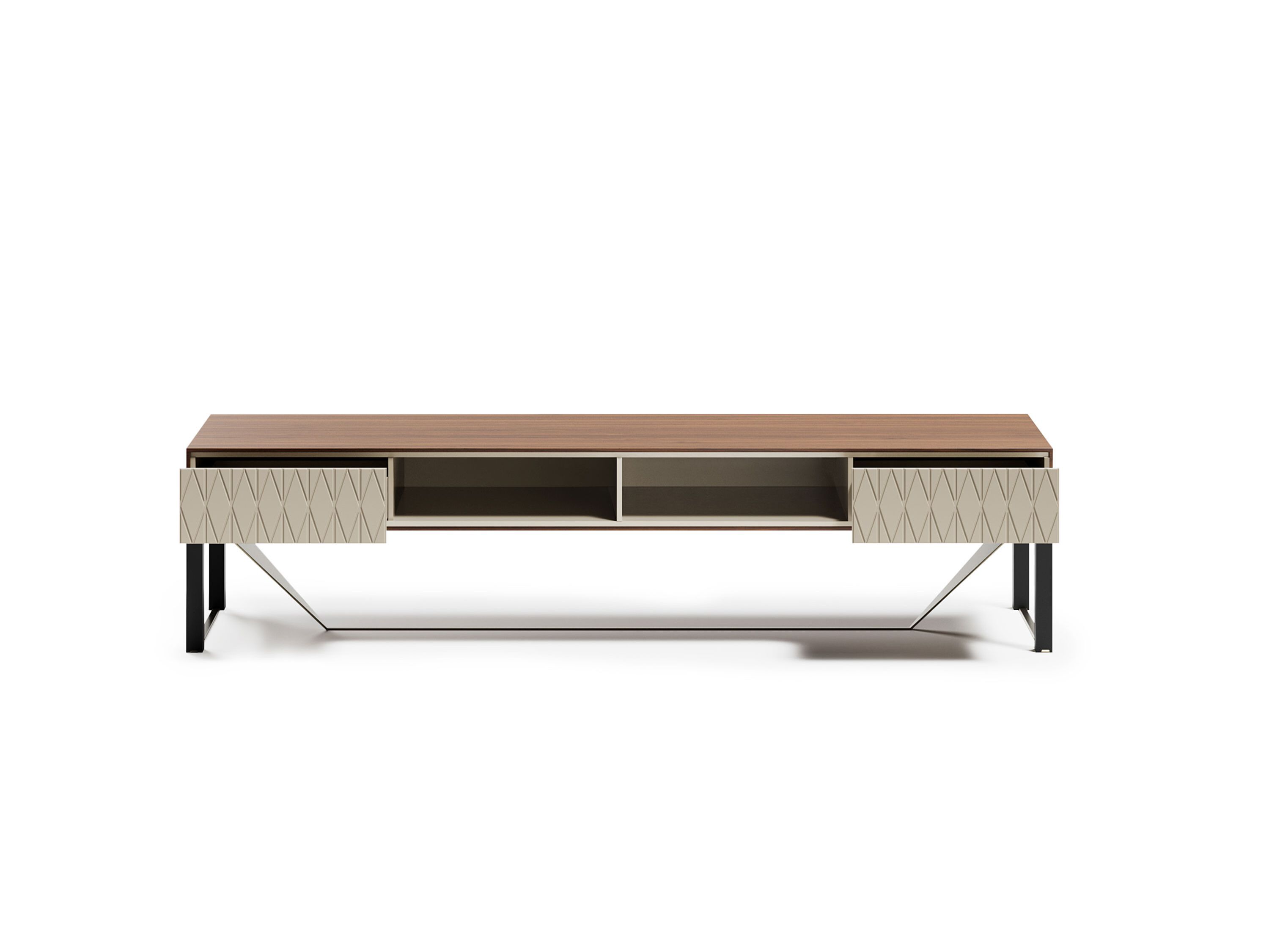 Низкий деревянный шкаф для телевизора с ящиками Capital Collection Prisma ARCH-00152797 - Вид №2