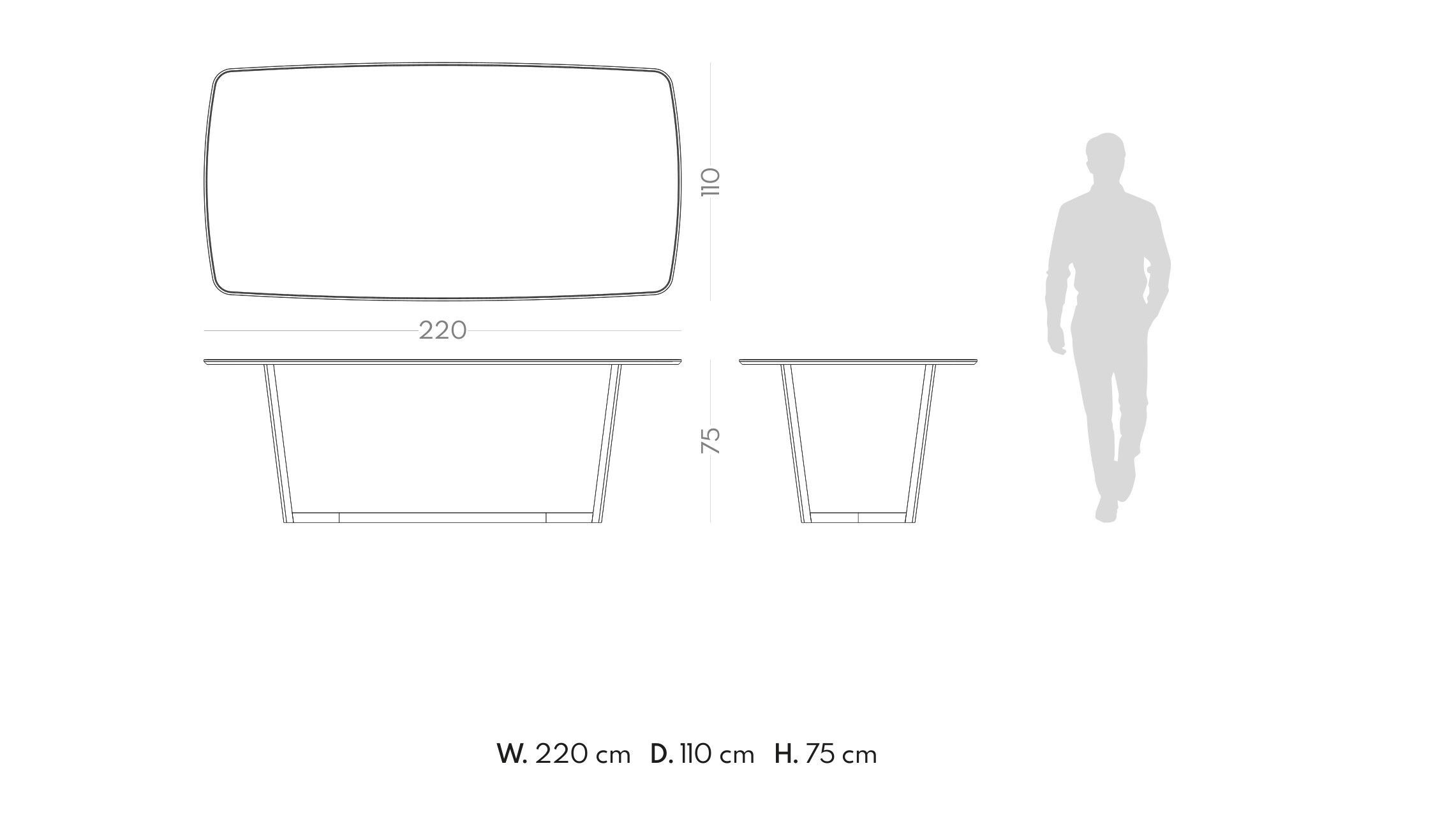 Овальный деревянный обеденный стол PRADDY Miller ARCH-00066737 - Вид №5