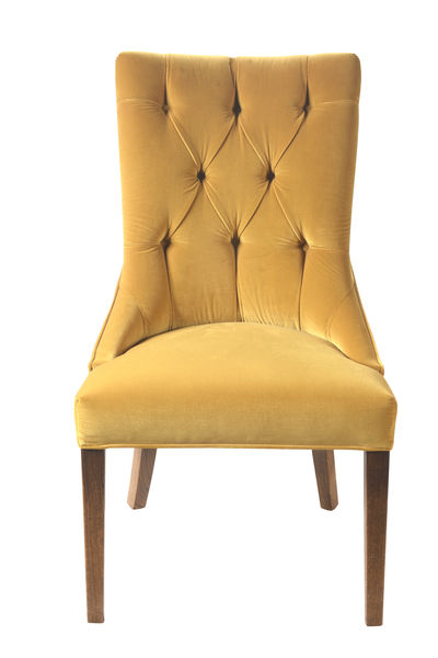 U711 (0914-05) Большое кресло Petersham с пуговицами на спинке ijlbrown 