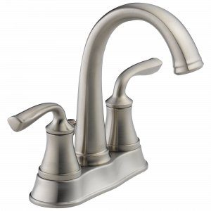 25716LF-SS-ECO Смеситель для ванной комнаты с двумя ручками Delta Faucet Lorain Нержавеющая сталь