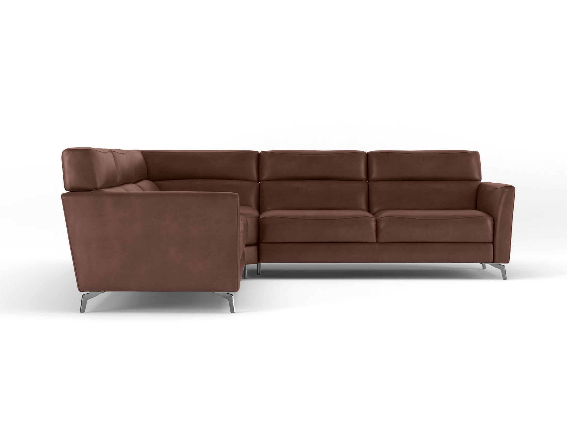 Кожаный угловой диван с откидной спинкой Natuzzi Italia Стэн ARCH-00131090 - Вид №1