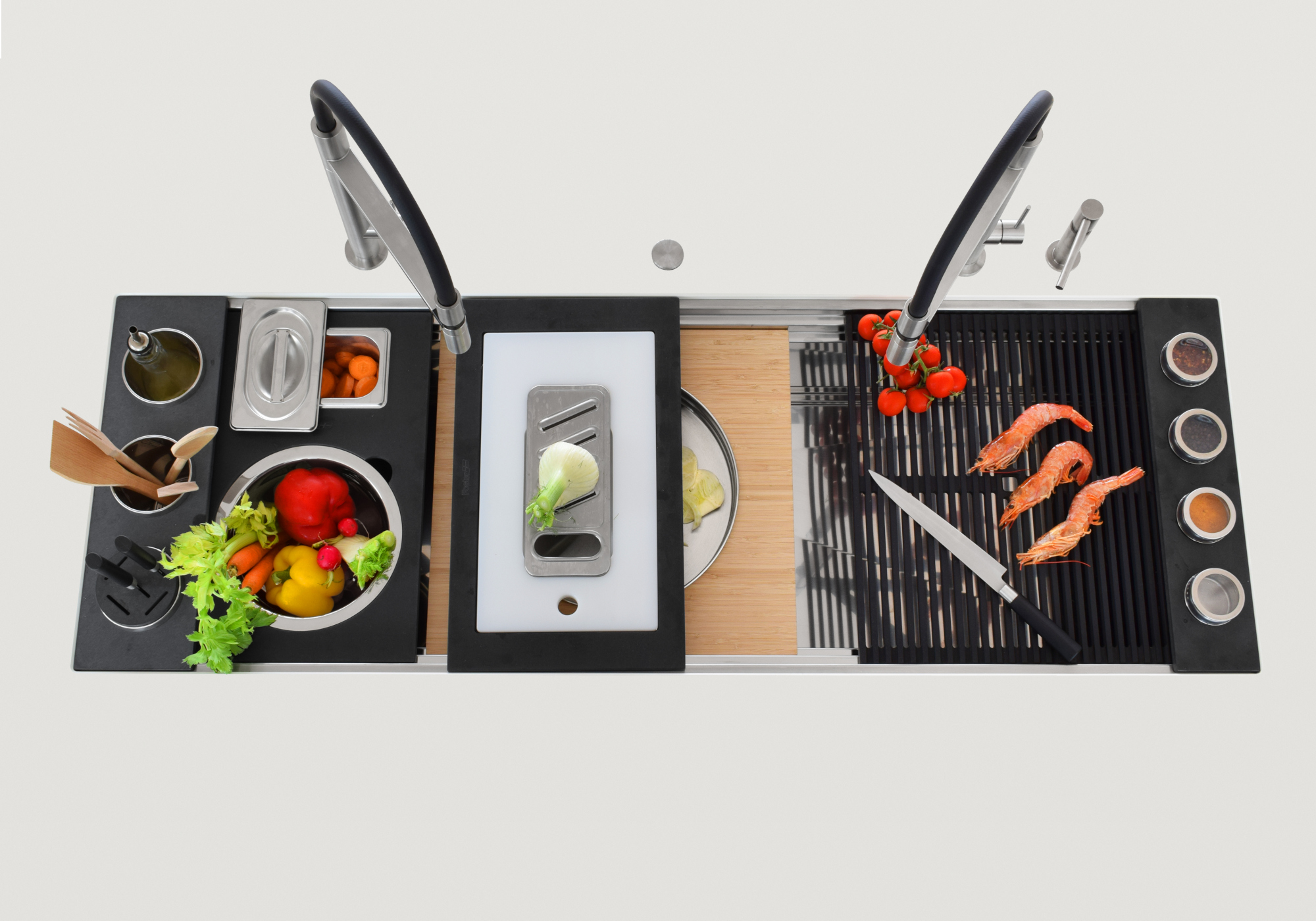 1049856 Раковина Happy Hour Gun Metal - 1049 856 Fosterspa  - Вид №7