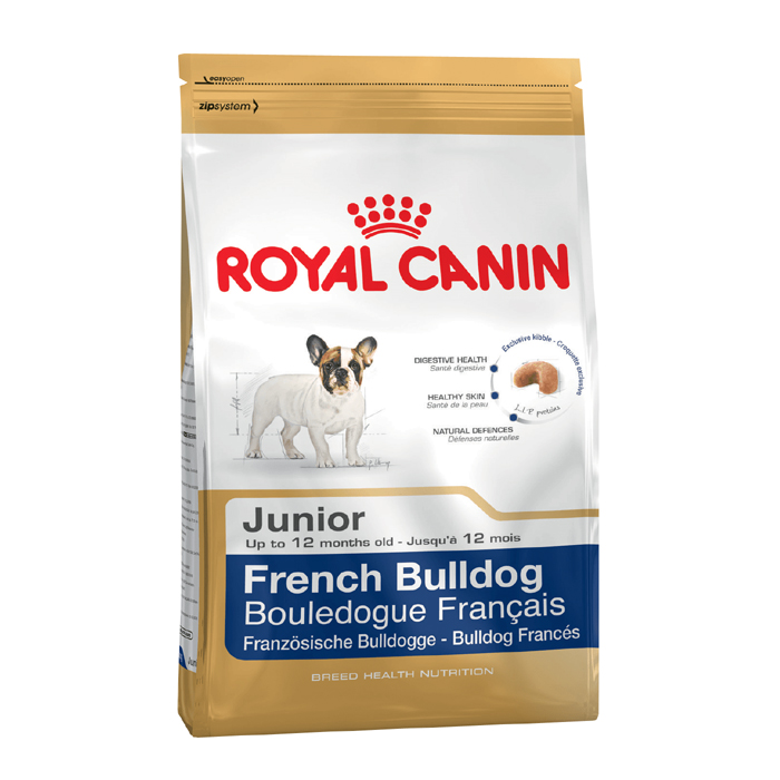 Т0043316 Корм для щенков French Bulldog Puppy для породы Французский бульдог до 12 мес. сух. 3кг ROYAL CANIN  - Вид №1