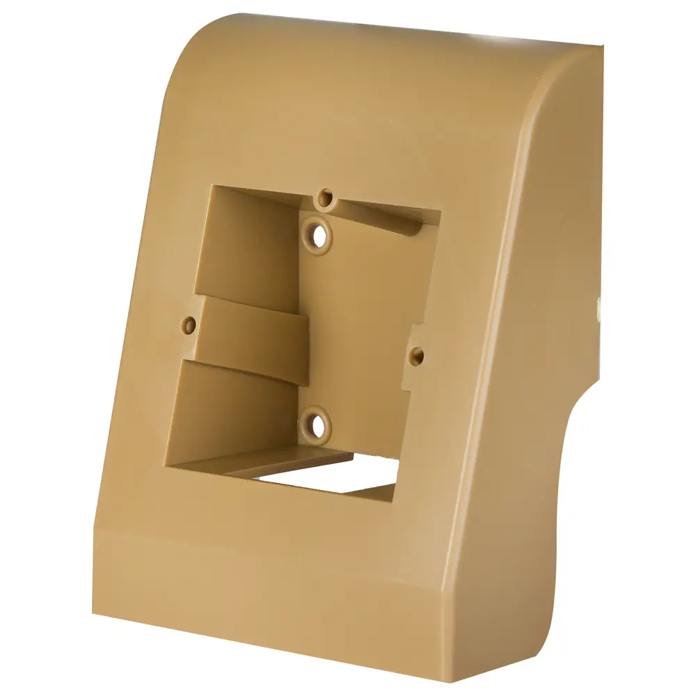 Подрозетник для плинтуса ПВХ 58 мм цвет светло-коричневый TPlast STLM-2162677