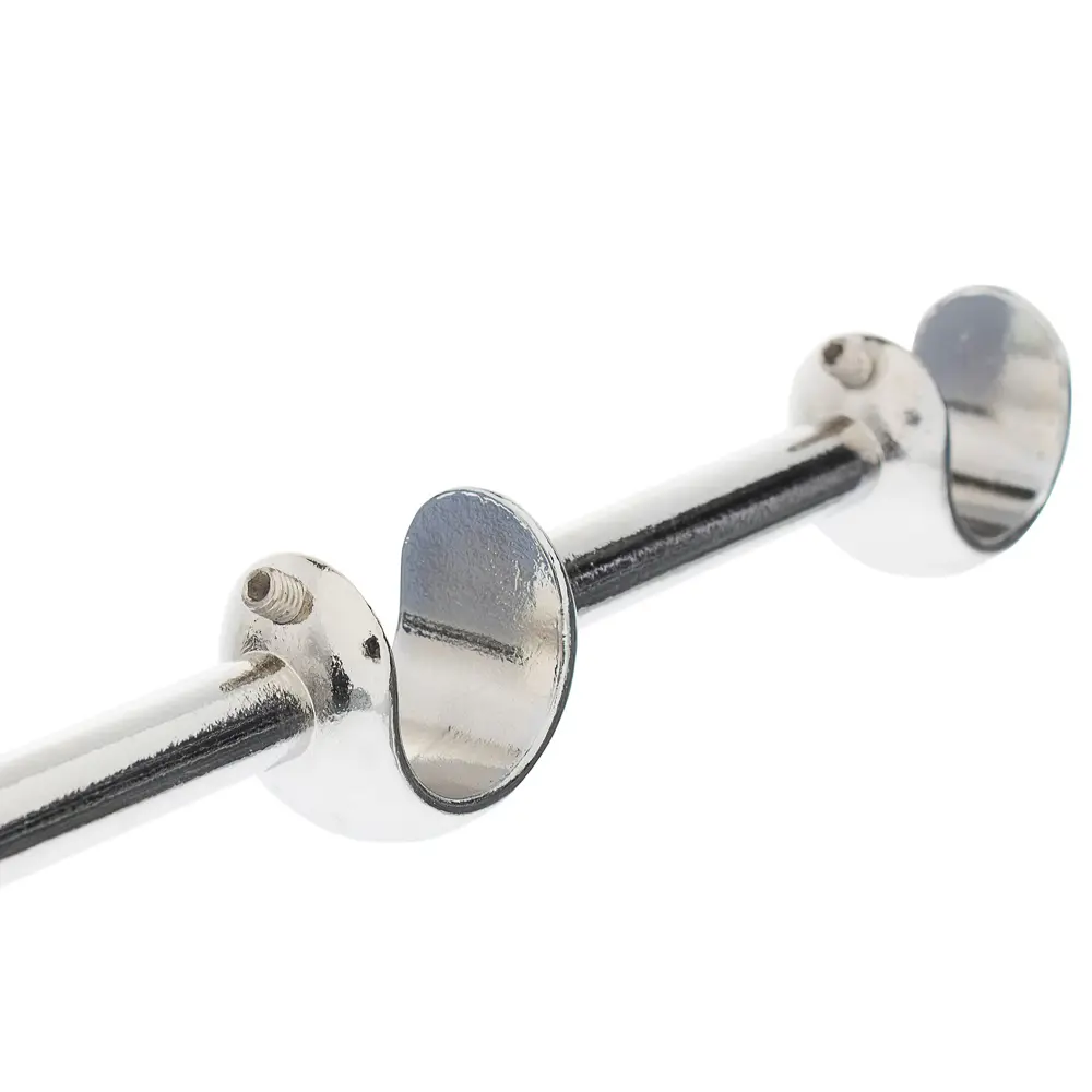 Держатель двухрядный открытый 12/20 см цвет хром INSPIRE STLM-2073518 - Вид №2