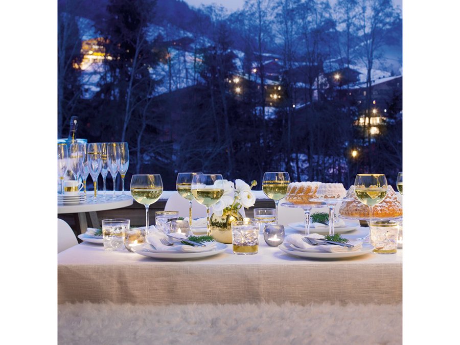 Набор из 8 бокалов-креманок с золотым декором 235 мл Deco LSA INTERNATIONAL DECO 00-3863015 Прозрачный - Вид №1