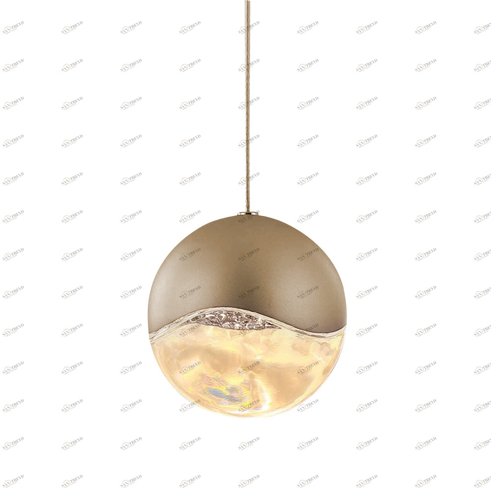 Подвесной светильник Globo 1U gold от Delight Collection SD3301-1U DELIGHT COLLECTION ДИЗАЙНЕРСКИЕ 243700 Прозрачный;золото 