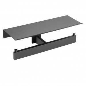 AI2006B Двойной держатель для рулонов туалетной бумаги с полкой mediclinics