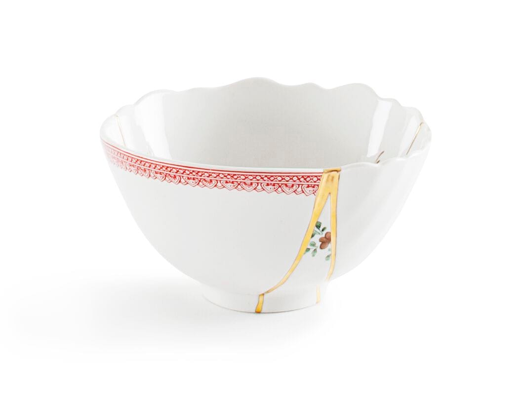 Фарфоровая и золотая чаша Seletti Kintsugi ARCH-00118335
