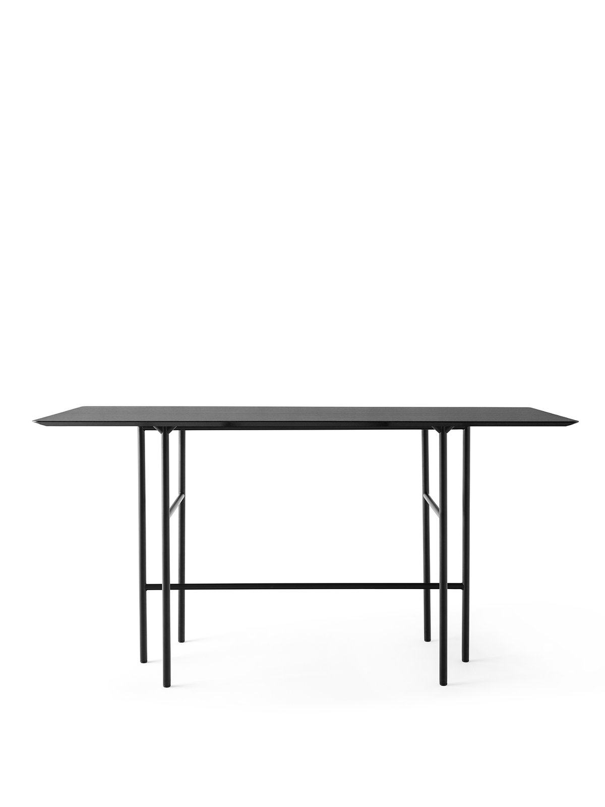 1157539 MENU Стол барный Snaregade, прямоугольный Черный | Черный дуб 