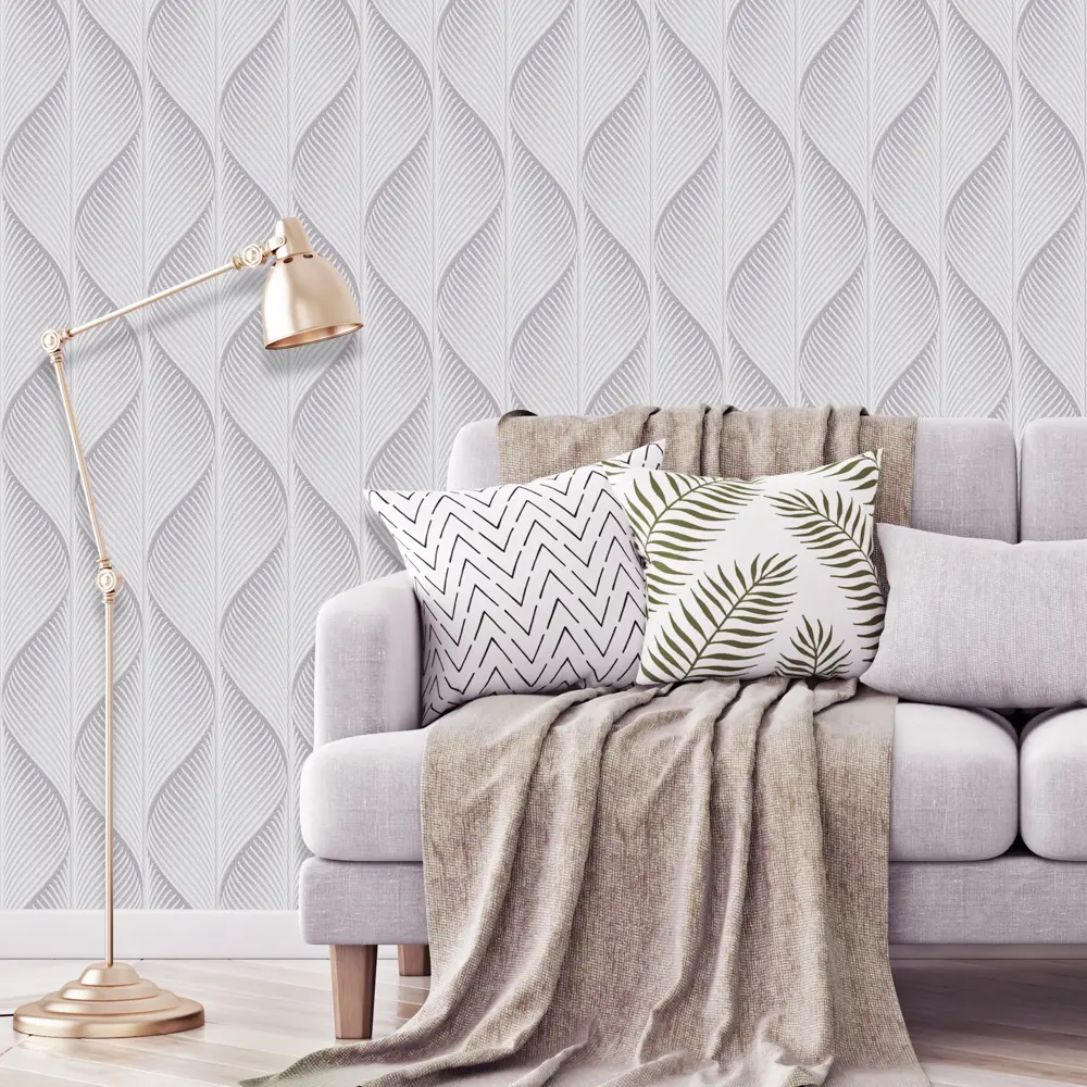 Обои флизелиновые Belvinil Орфей серые 1.06 м 0305-22 STLM-2150303 - Вид №2