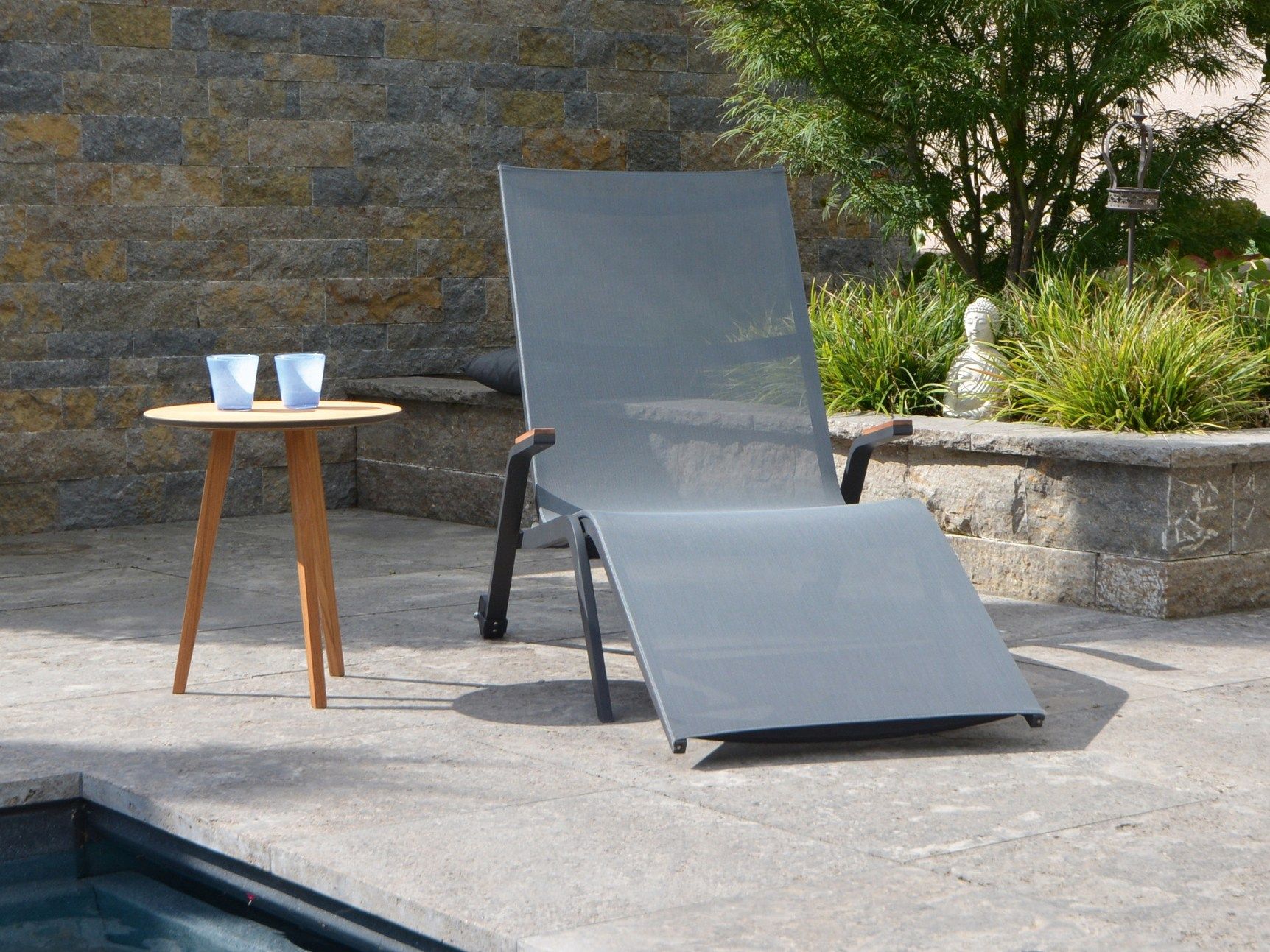 Алюминиевое кресло для отдыха FISCHER MÖBEL Atlantic ARCH-00146483 - Вид №8