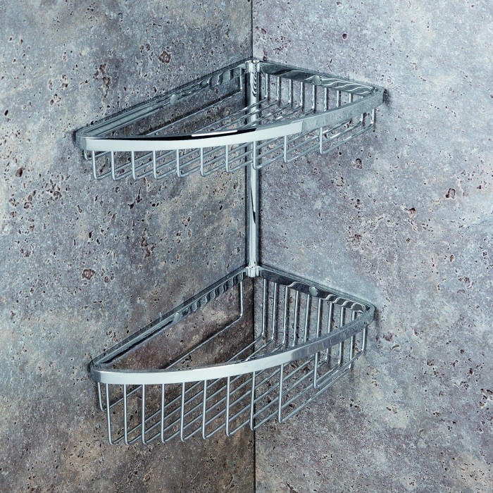 B9612 Полочка-решётка угловая двухъярусная 245x150 COLOMBO Angolari Colombo Design - Вид №2